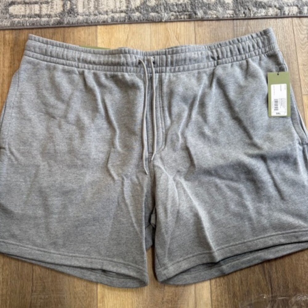 NEW Goodfellow & Co. Men's 3XL Cotton Shorts with Fleece Lined